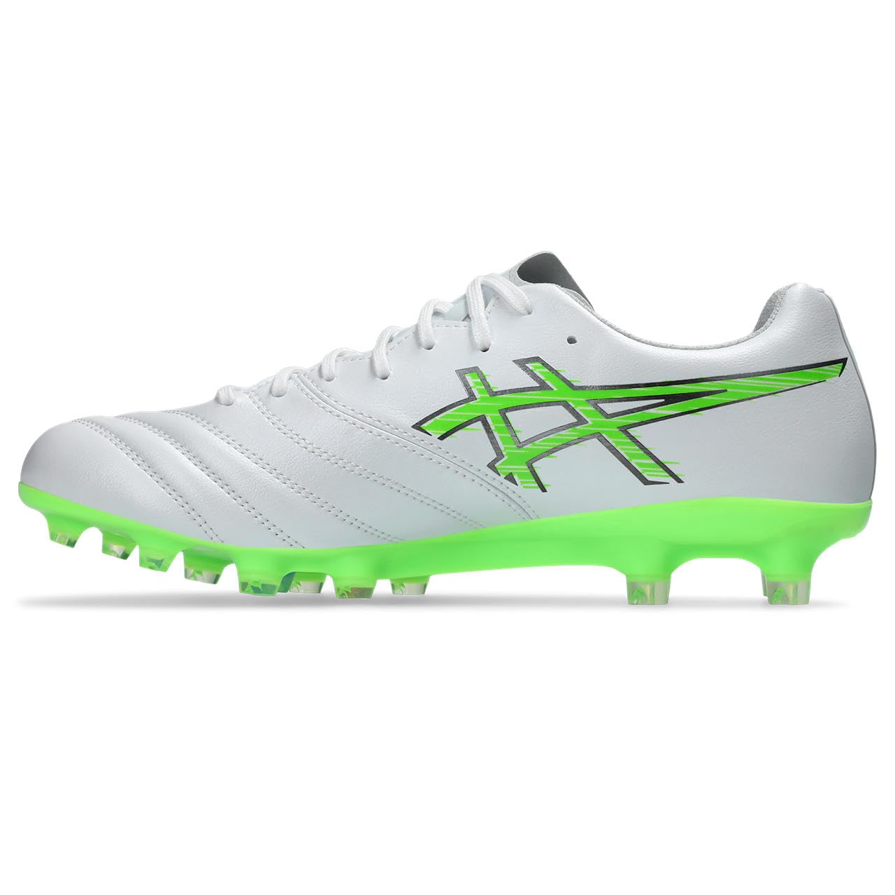 아식스 축구화 DS LIGHT X-FLY PRO 3 28.0 cm 2E 102(화이트/그린 게코) 이미지 4