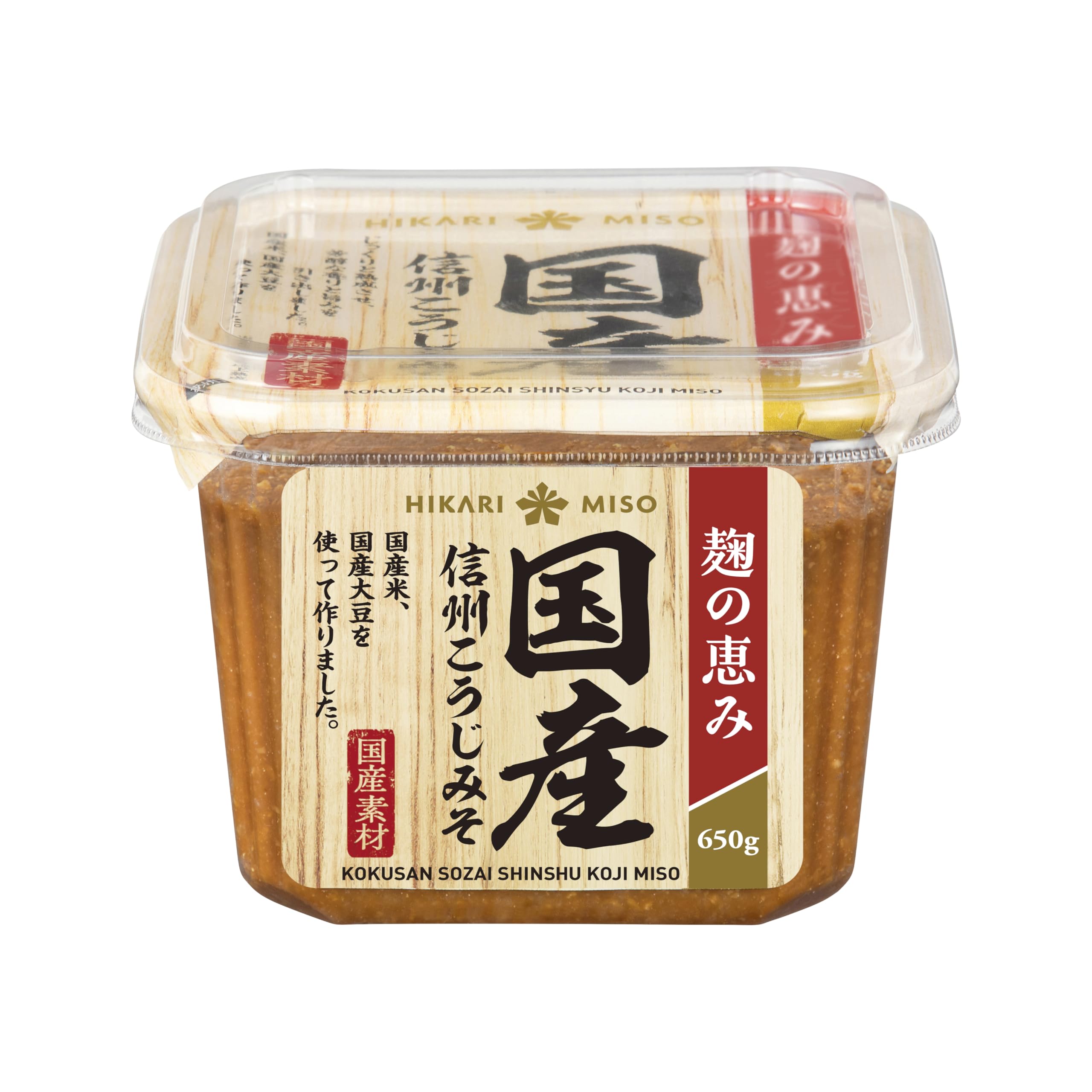 히카리미소 국산원재료 신슈 누룩된장 650g 8개입