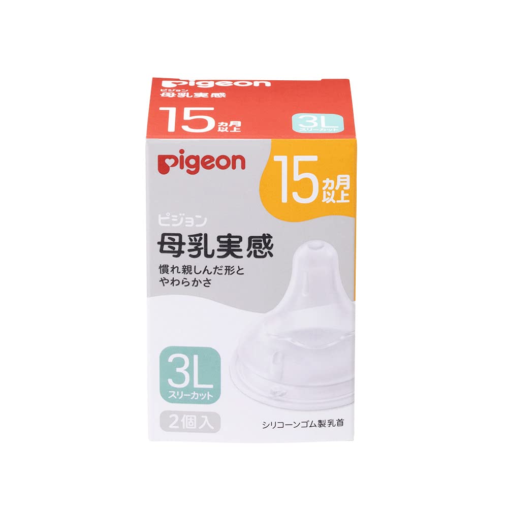 피죤 모유실감 젖꼭지 3L 2개입 15개월 3L