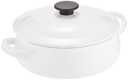 노다호로 루크 캐세롤 LK-25S 25cm 얕은형 법랑 양수냄비 가스IH겸용