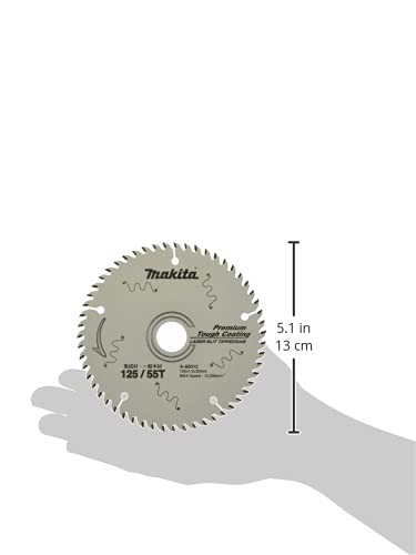 마키타 프리미엄 팁쏘 A-60012 125mm 55날 집성재용 이미지 3