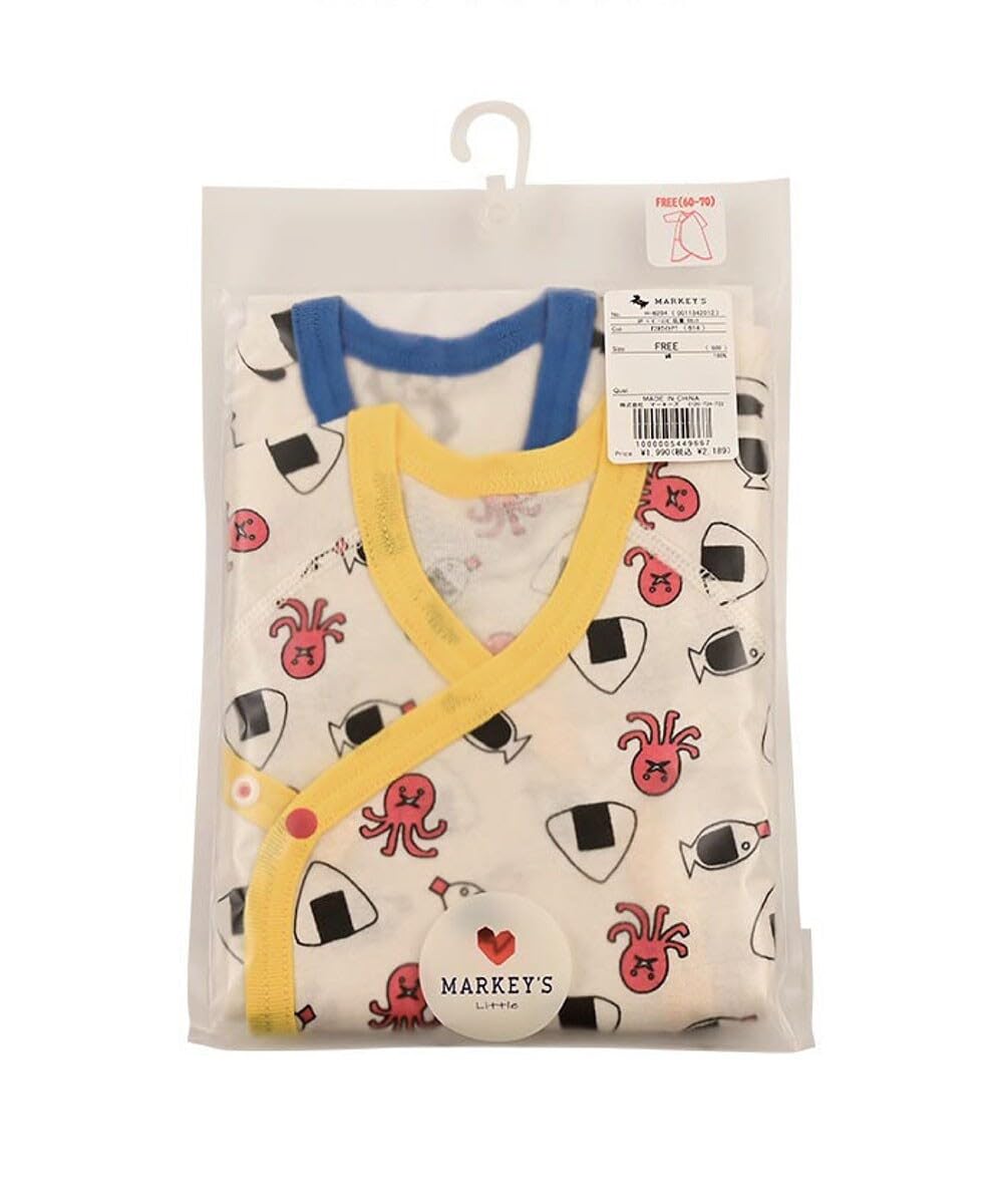 마키즈 베이비 단내의 2종 세트 A84 멀티 총무늬 Free Size 이미지 2