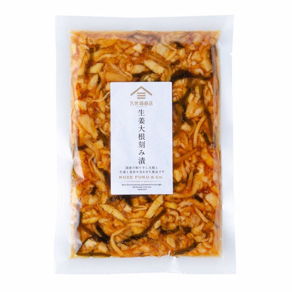 쿠제후쿠상점 생강 무 절임 150g 3개입 이미지 1
