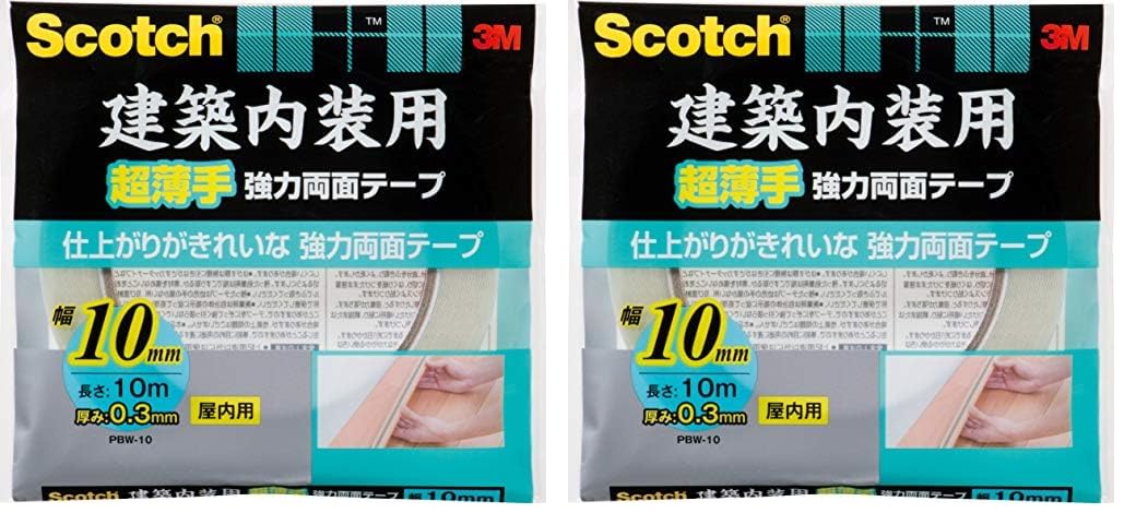 3M PBW-10 10mm 10m 건축용 2.건축내장용 초박형 폭10mm 길이10m 2권