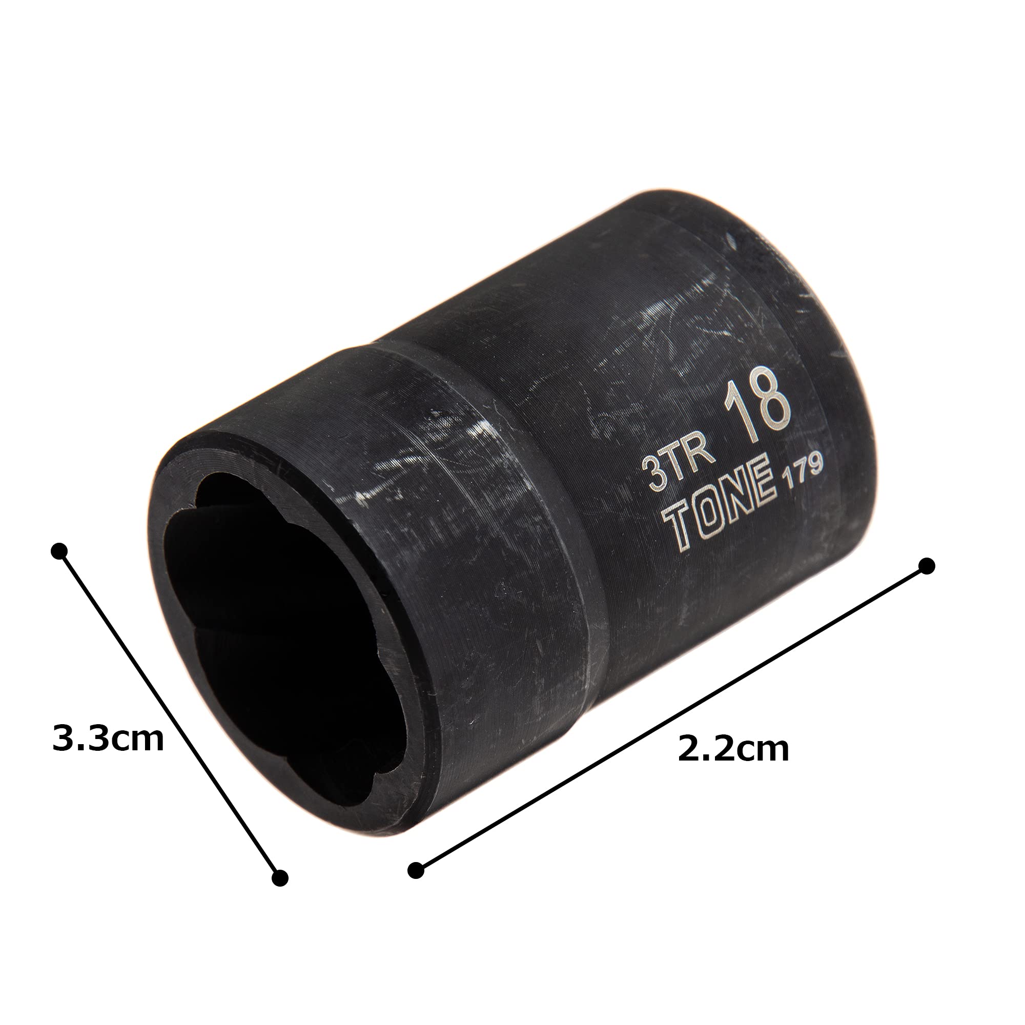 토네 토네이도 HP3TR-18 18mm 소켓 이미지 2