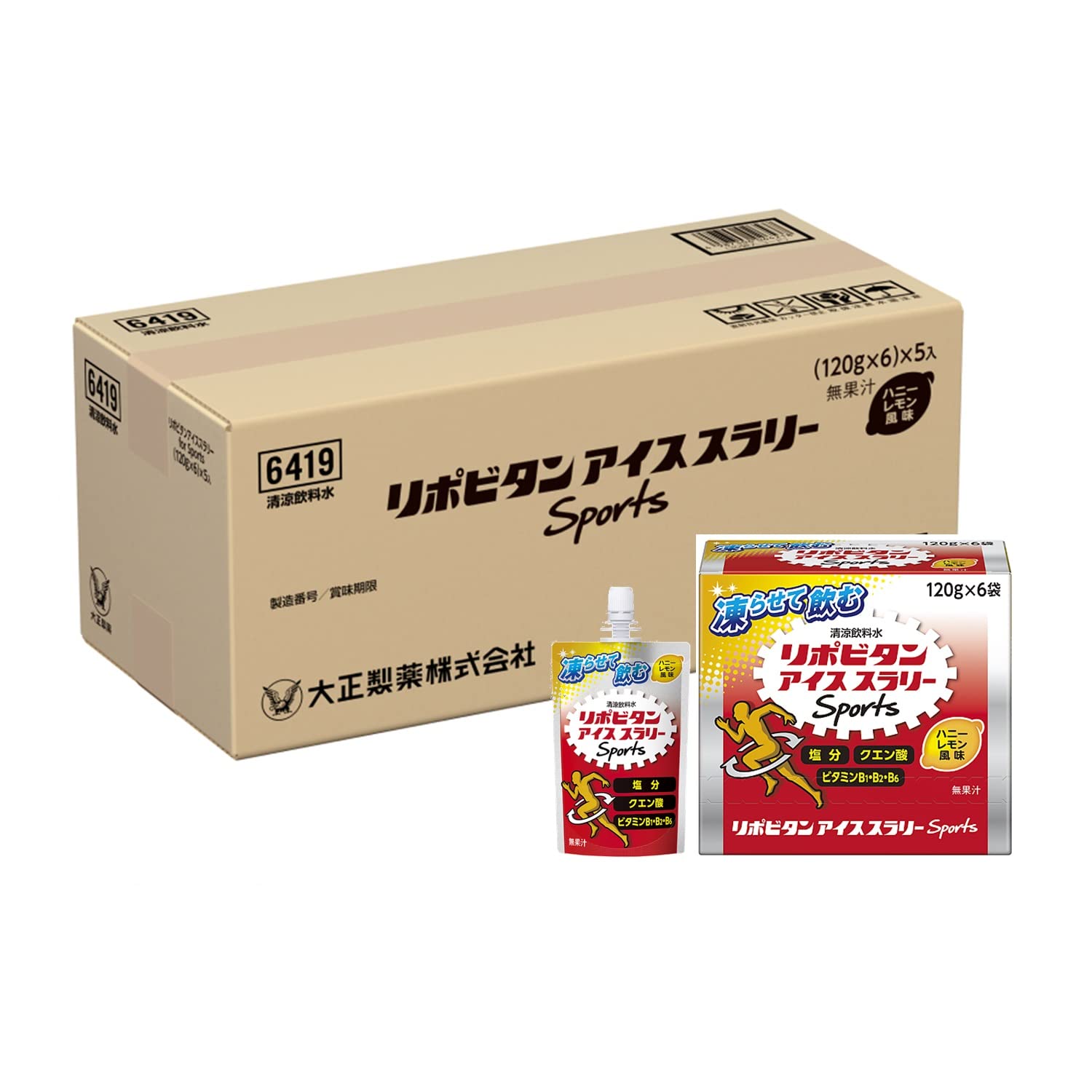 리포비탄 아이스 슬러리 스포츠 허니레몬 120g 30개입 에너지젤리