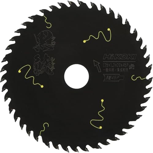 하이코키 쿠로샤치 0023-0591 125mm 45P 원형톱날 집성재 일반목재용 12개입 이미지 2