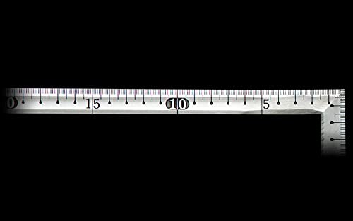 신와 직각자 각후 스테인리스 50cm 직각자 JIS 11002 뒷면각목 이미지 2