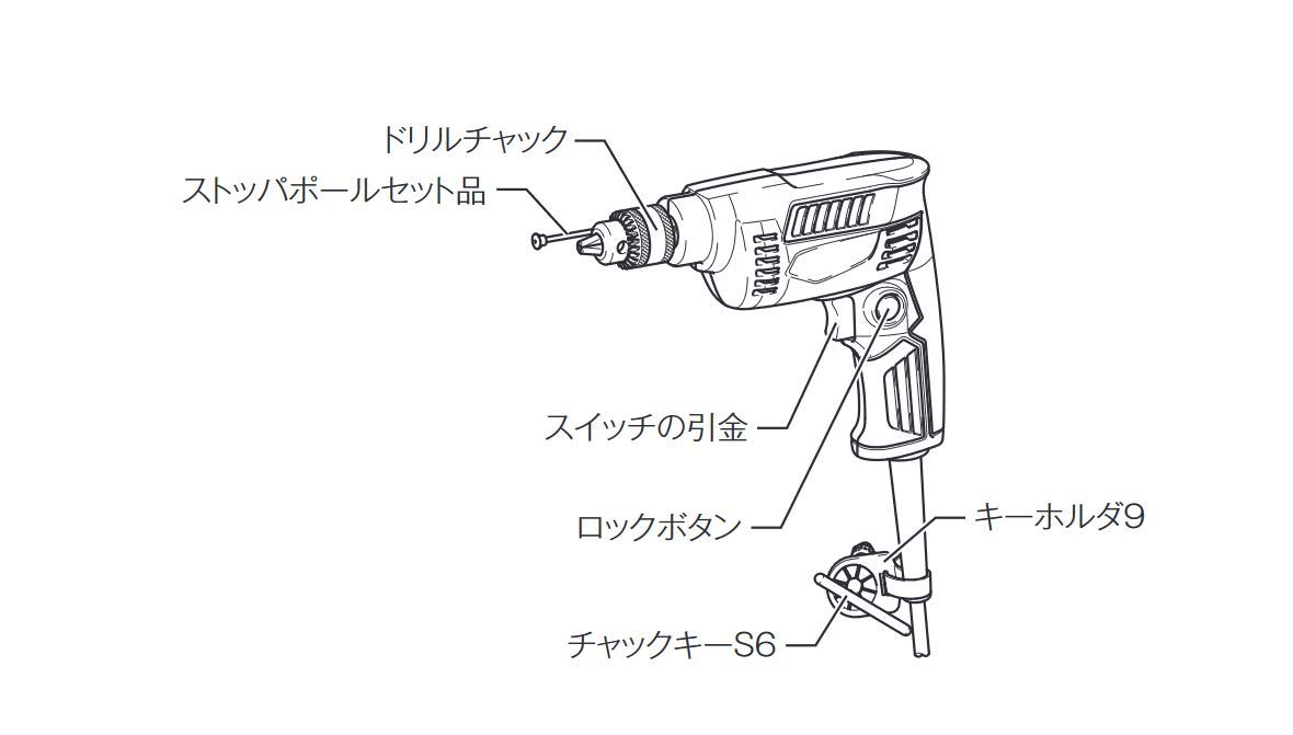 마키타 6.5mm 고속 드릴 M612 이미지 3