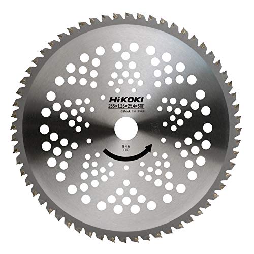하이코키 예초기 톱날 255mm 60날 하부제초용