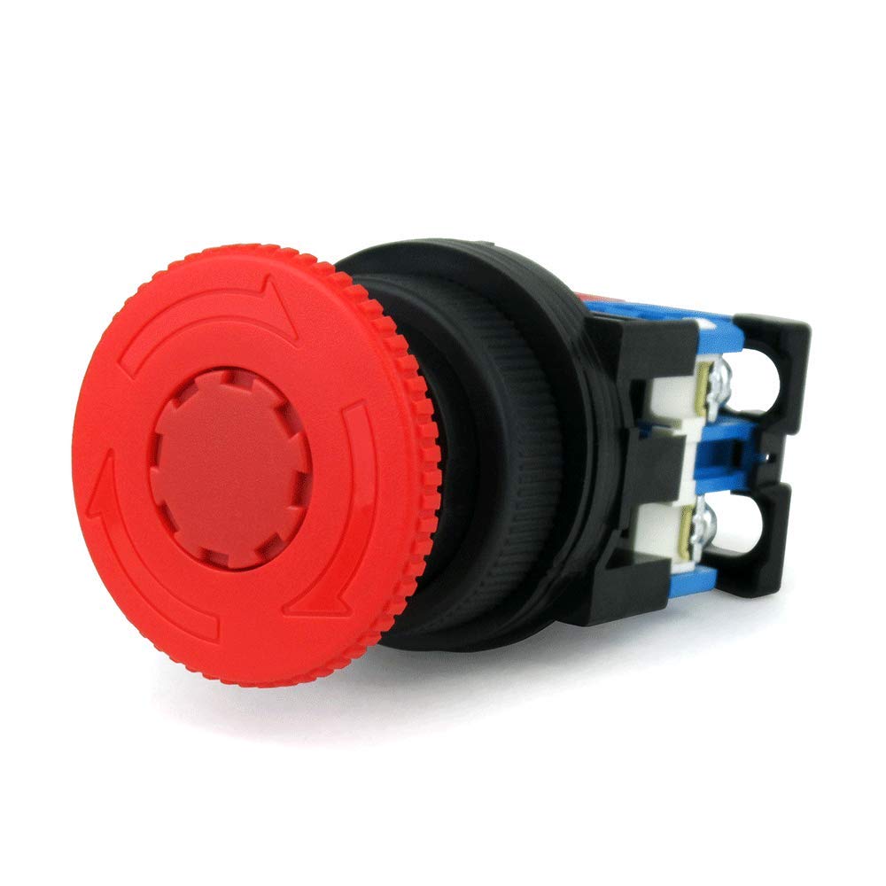 후지전기 AR30V0R-11R 40mm 비상정지 푸시버튼 스위치 푸시락 대형 화이트