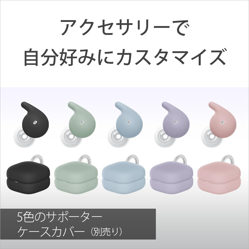 소니 LinkBuds 링크버즈 오픈 화이트 WF-L910 오픈형 블루투스 이어폰 이미지 8