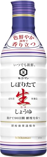 기꼬만 생간장 갓 짜낸 450ml 4입