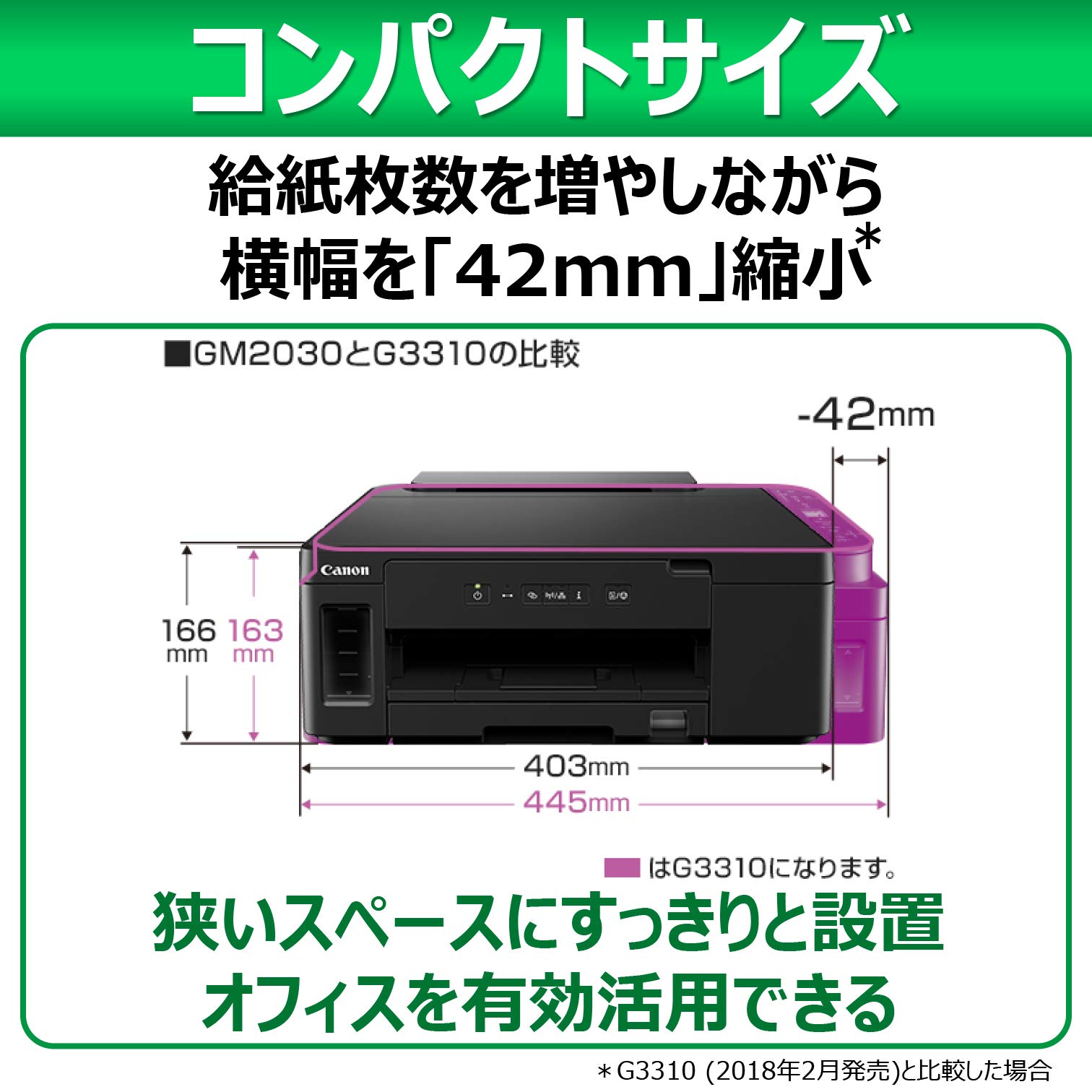 캐논 기가탱크 GM2030 A4 흑백 잉크젯 프린터 무한잉크 이미지 3