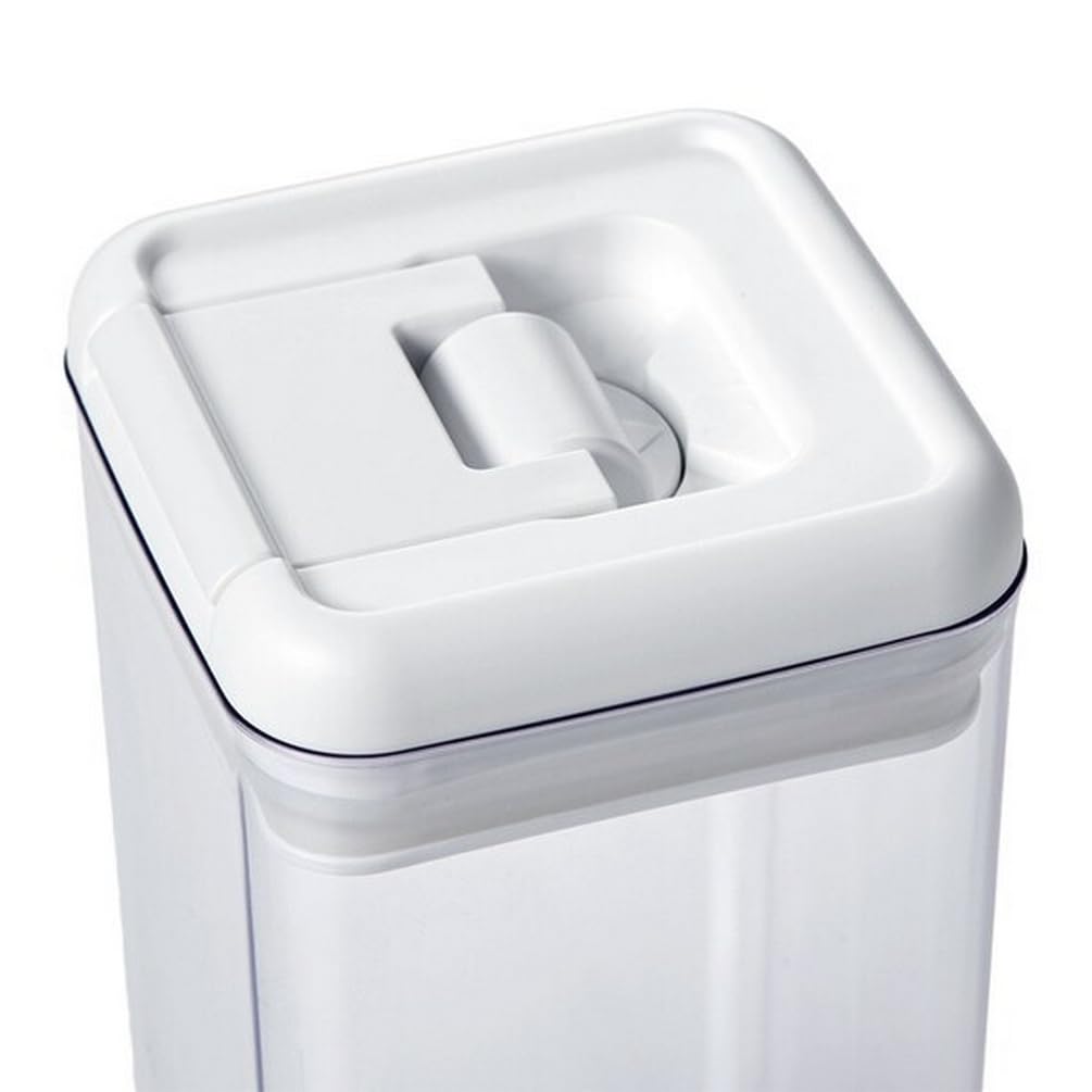 니토리 레버 밀폐용기 화이트 8931113 M 1200ml 1개입 세척가능 이미지 6