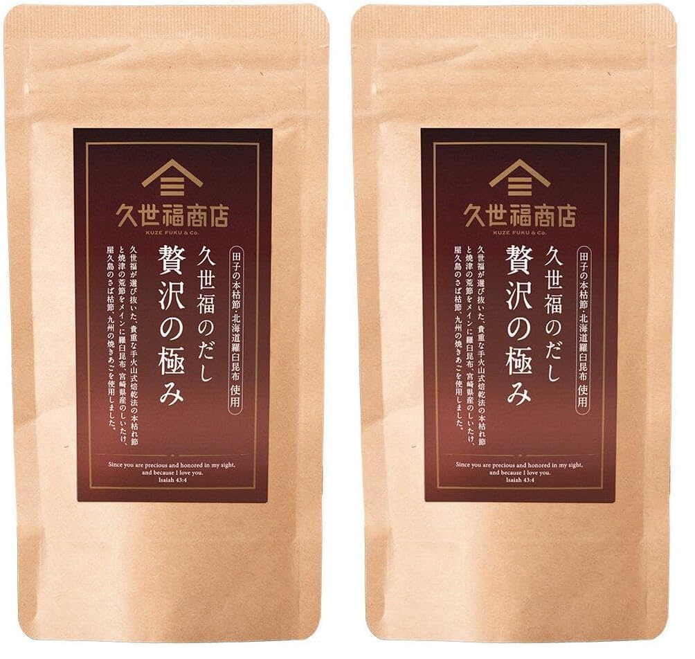 쿠제후쿠상점 럭셔리 다시팩 8g 5포 저염 육수 Pack of