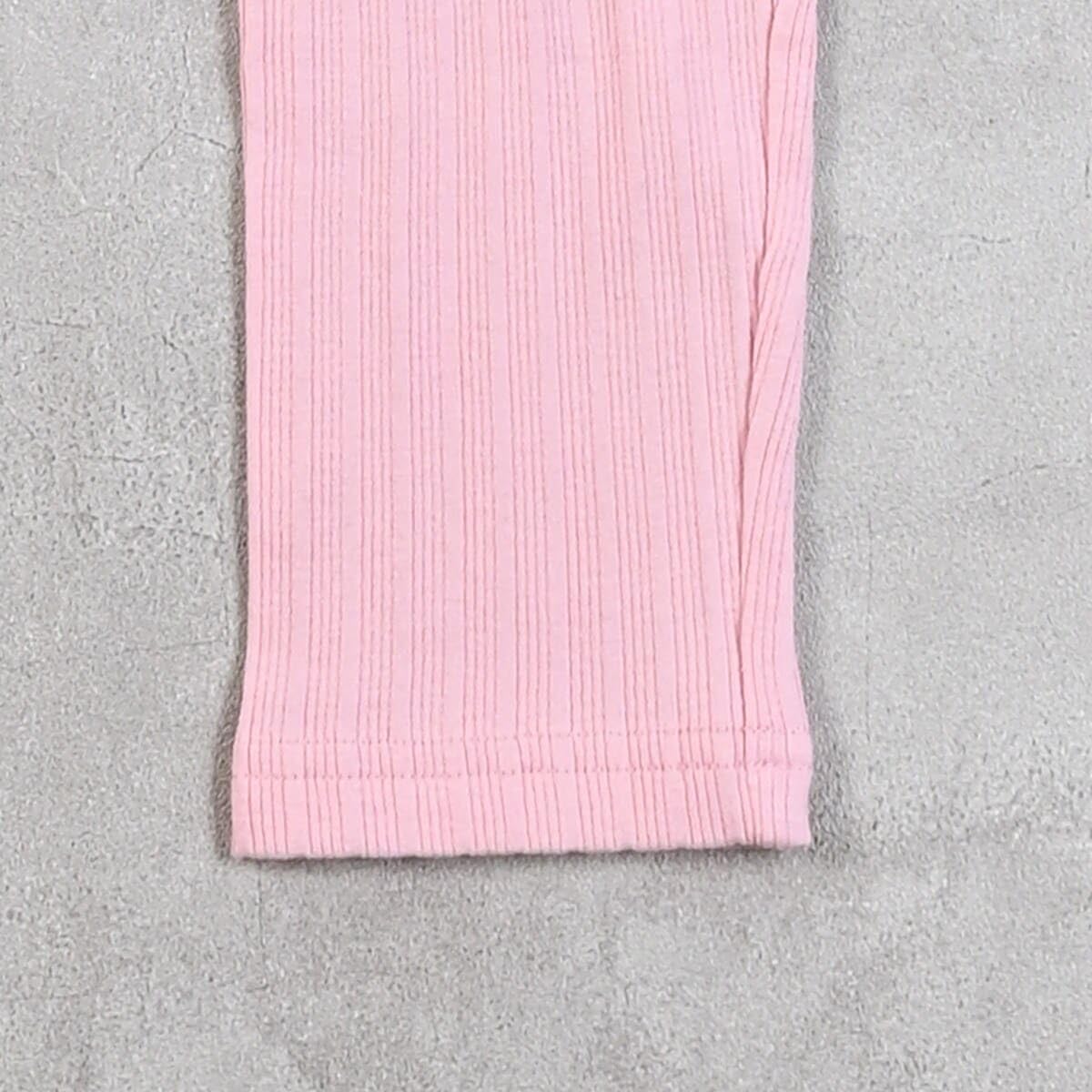 마키즈 0110151027 무지 골지 레깅스 G10 라이트핑크 70 이미지 3