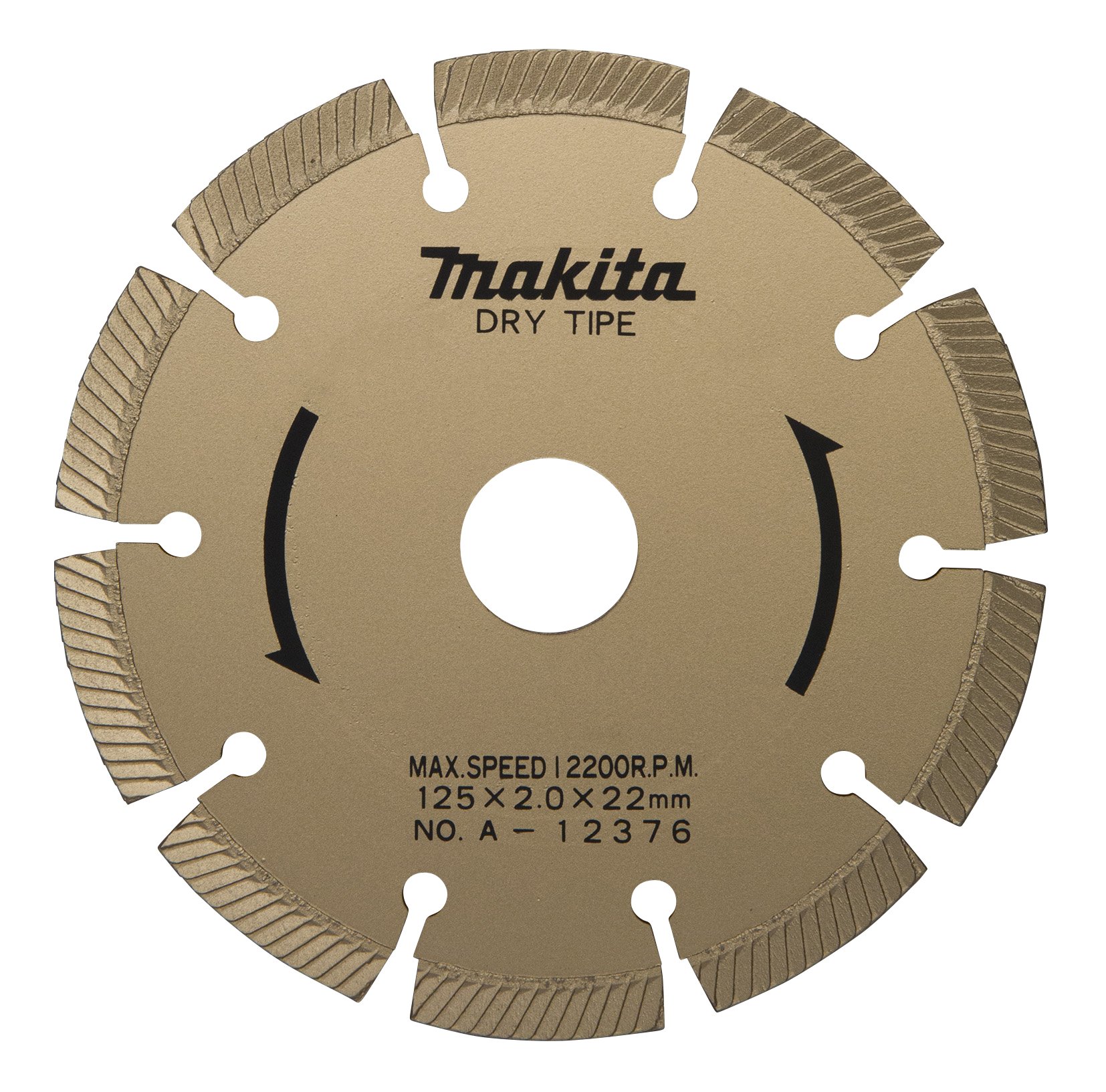 마키타 A-12376 125mm 다이아몬드 휠 하이퀄리티 이미지 1