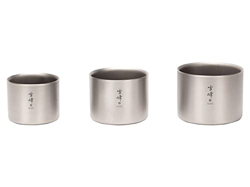 스노우피크 설봉 스태킹 머그 M200 TW-128 티타늄 컵 이미지 3