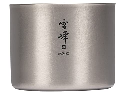 스노우피크 설봉 스태킹 머그 M200 TW-128 티타늄 컵 이미지 2