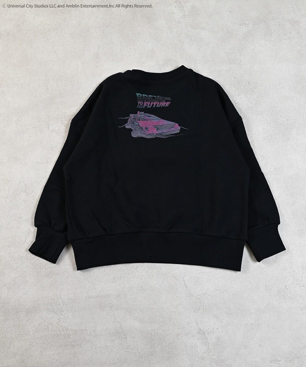 마키즈 백투더퓨처 별주 프린트 맨투맨 B70 차콜 80 이미지 5