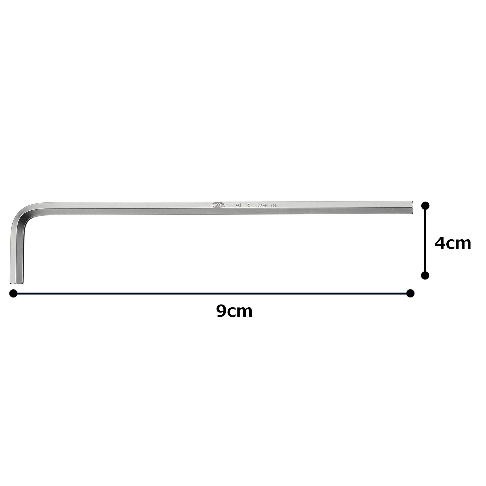 토네 AL-06 6mm 롱 육각 L렌치 이미지 4