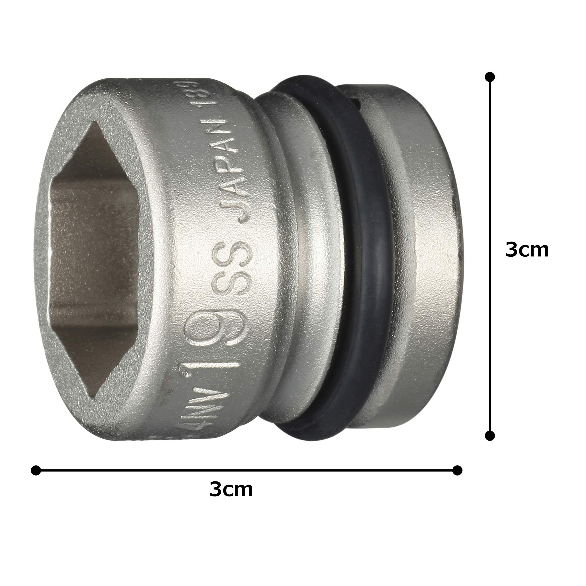 토네 4NV-19SS 임팩트 숏소켓 12.7mm 19mm 이미지 5