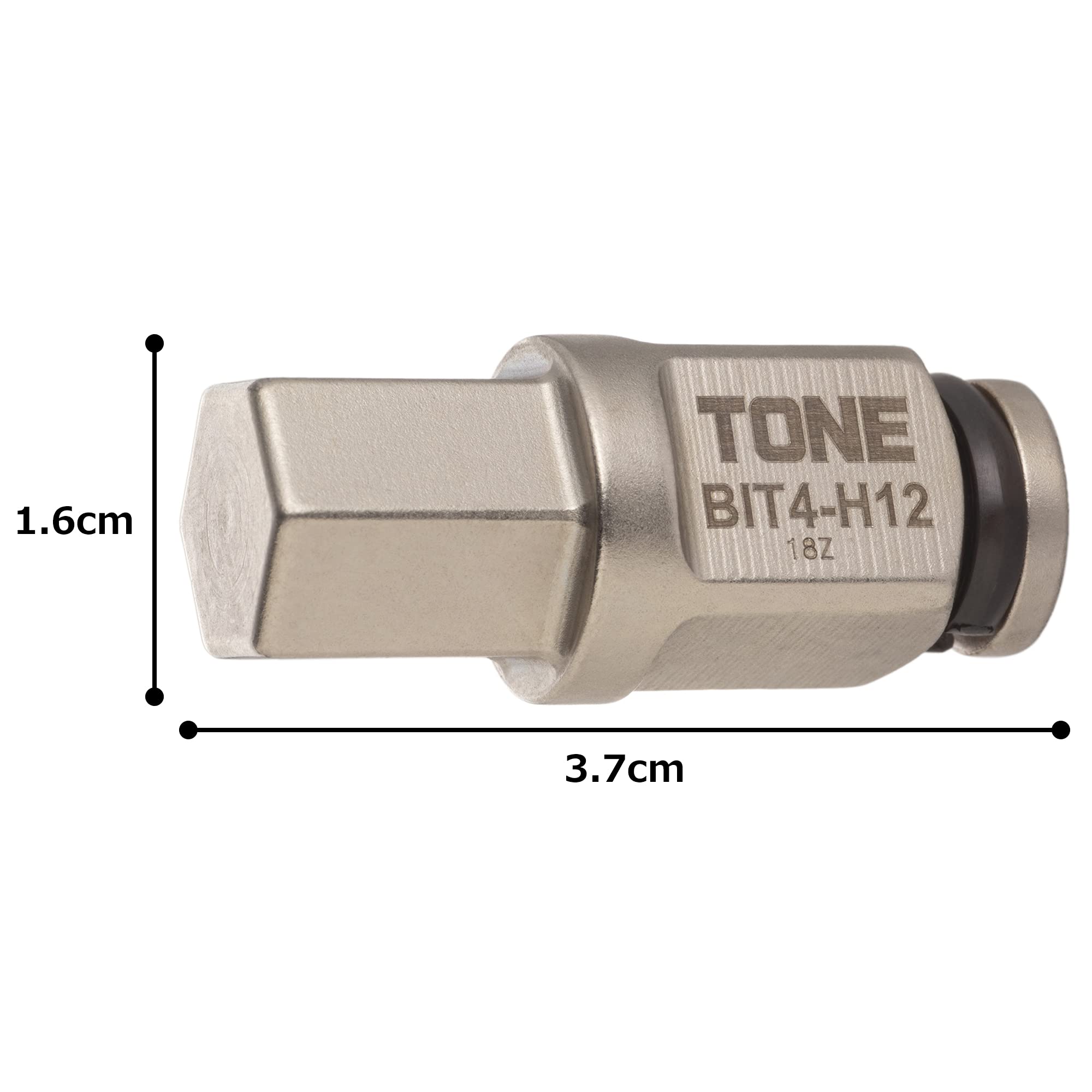 토네 BIT4-H12 12mm 육각 비트 소켓 이미지 4