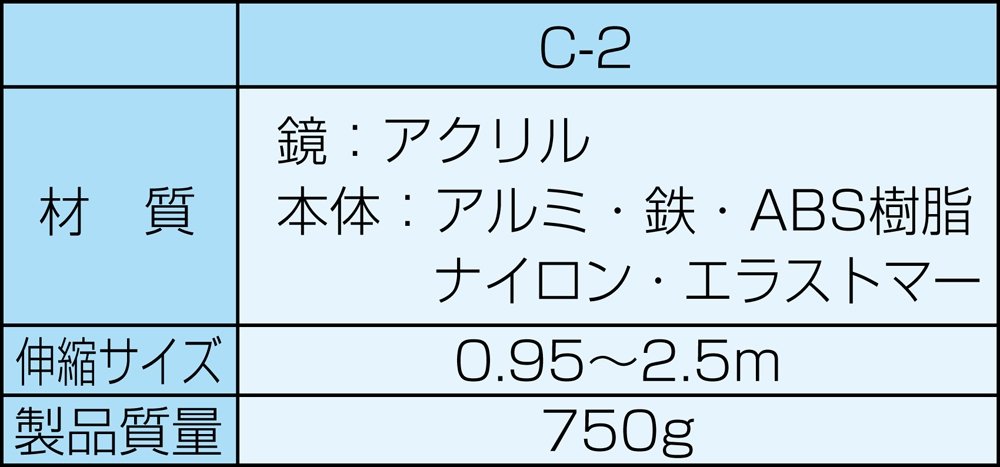 신와 C-2 대형 점검경 2.5m 75797 이미지 1