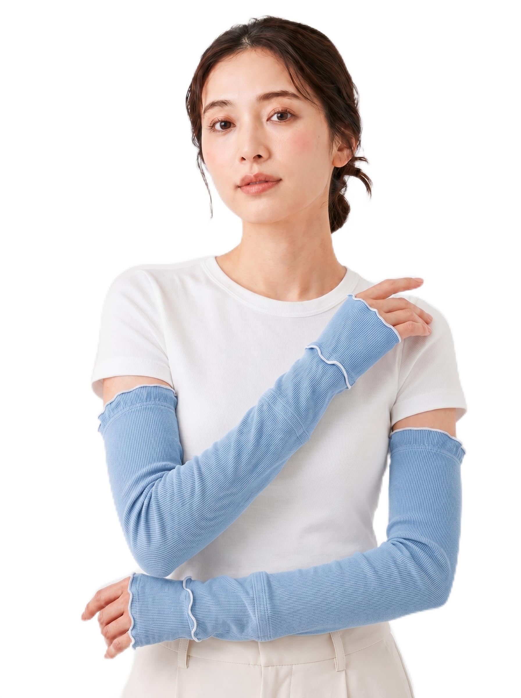 콘치와 여성용 쿨링 암커버 자외선차단 팔토시 롱타입