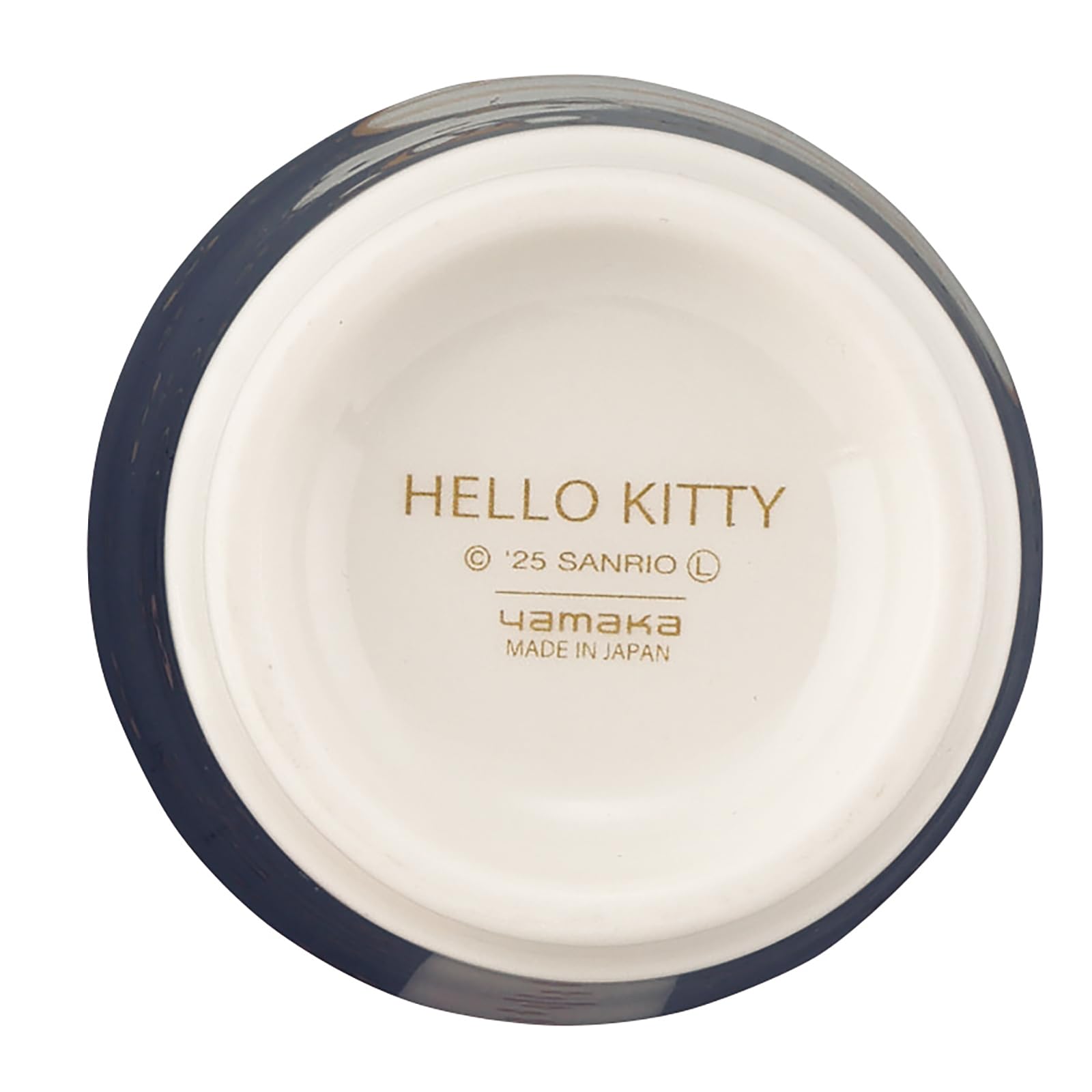 야마카 헬로키티 달 HK183-327 240ml 찻잔 블랙 앤틱 이미지 3