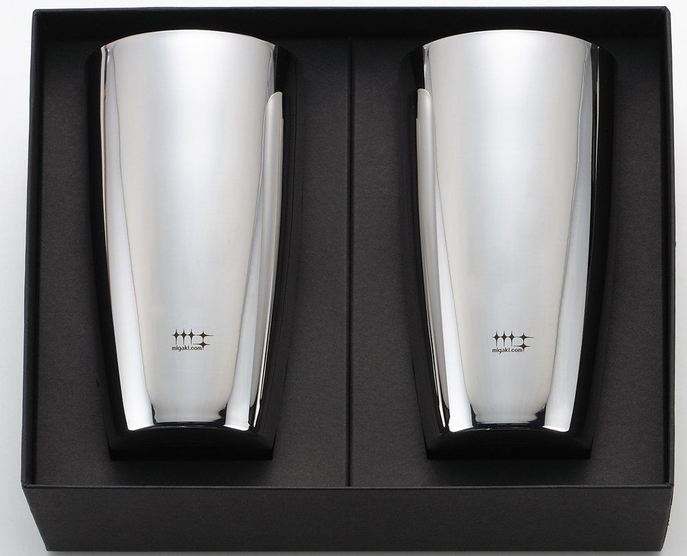 요시카와 미가키야 신디케이트 2중 맥주 텀블러 YJ1193 370ml 2개입 이미지 3