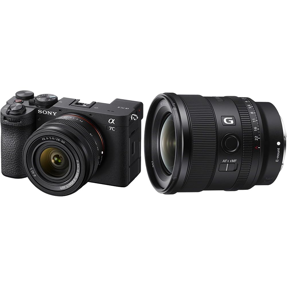 소니 알파 7C2 블랙 ILCE-7CM2L 20mm 단렌즈 키트