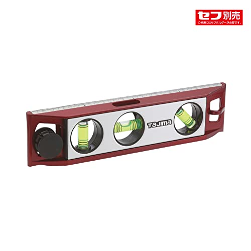 타지마 세프시스템 탈착식 수평계 세프 설비 작업자 레벨 210 메탈 레드 SFSKL-M210R 이미지 2