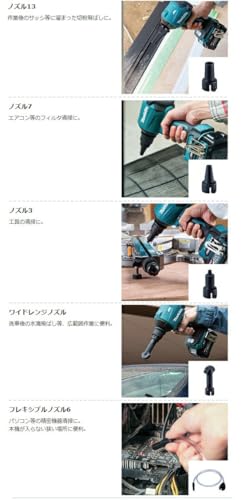 마키타 AS001GRD 40Vmax 충전식 에어 더스터 세트 이미지 5