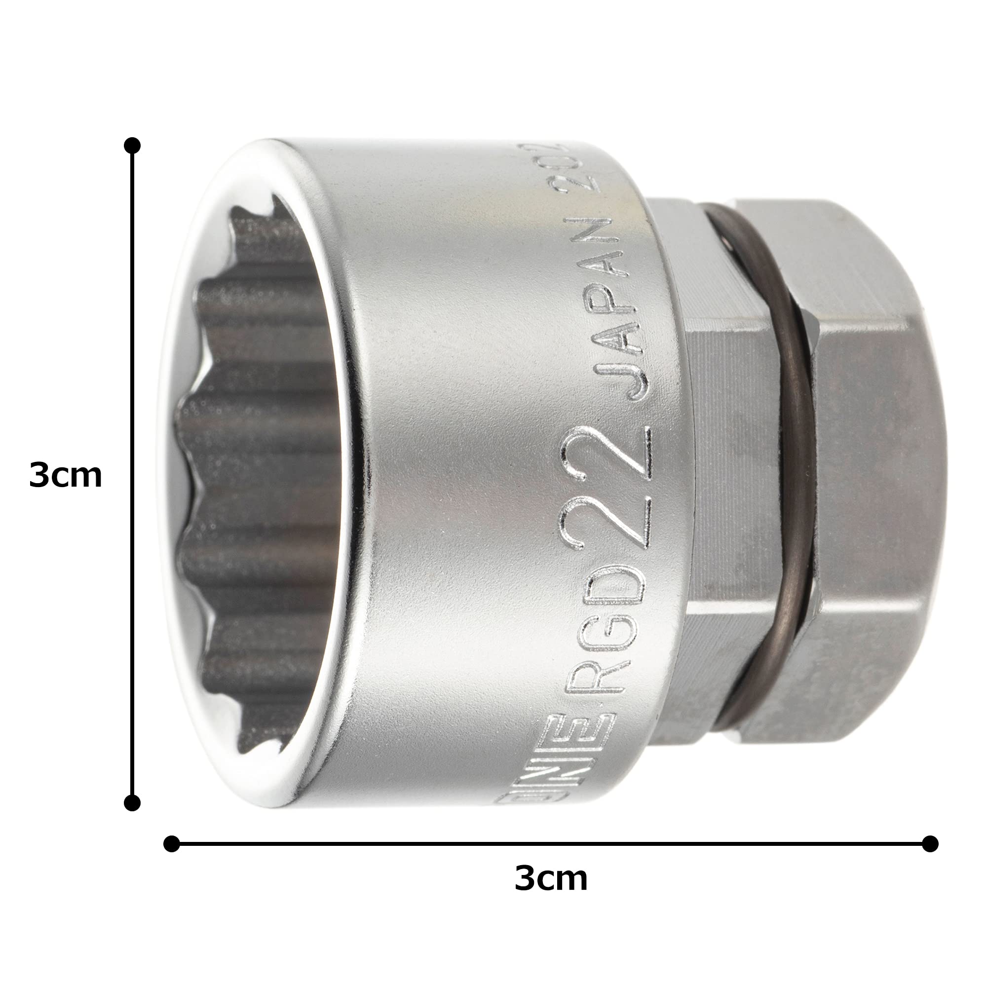 토네 RGD-22 22mm 12각 소켓 안경렌치용 이미지 5