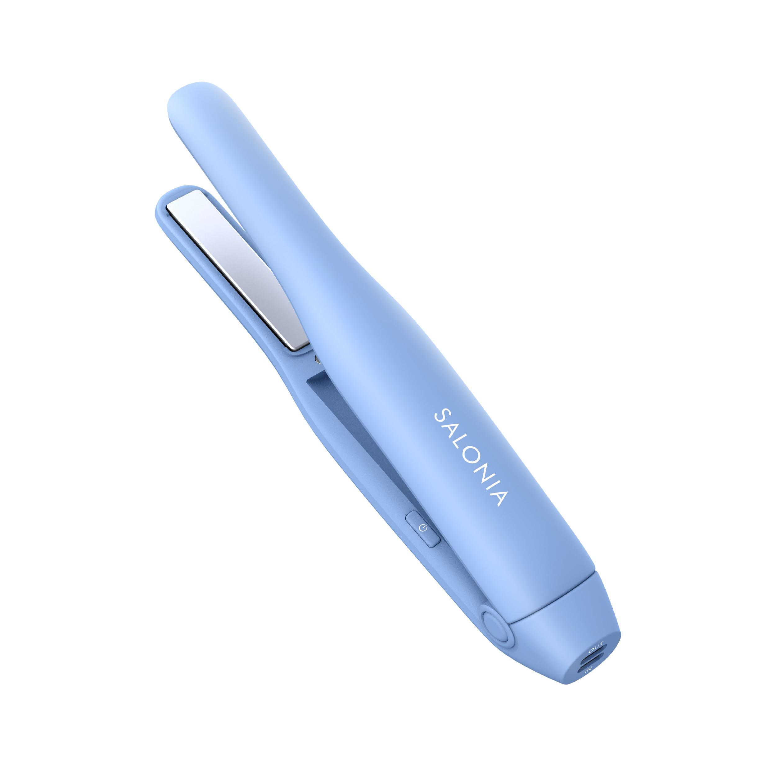 살로니아 블루 SAL26131BL 12mm 무선 스트레이트 헤어 아이론 고데기