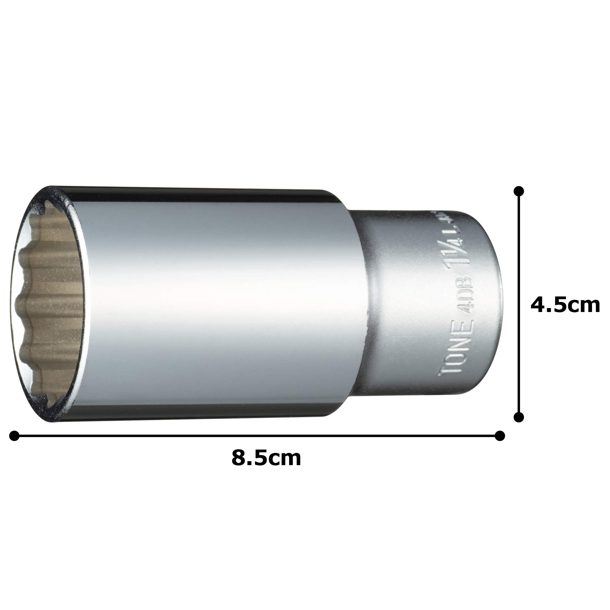 토네 12각 딥소켓 4DB-40L 1-1/4인치 이미지 5