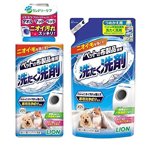 라이온 반려동물 전용 세탁세제 세트 400g 320g