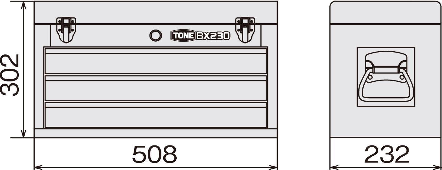 토네 툴세트 레드 TSS452 12.7mm 37점 공구세트 이미지 4
