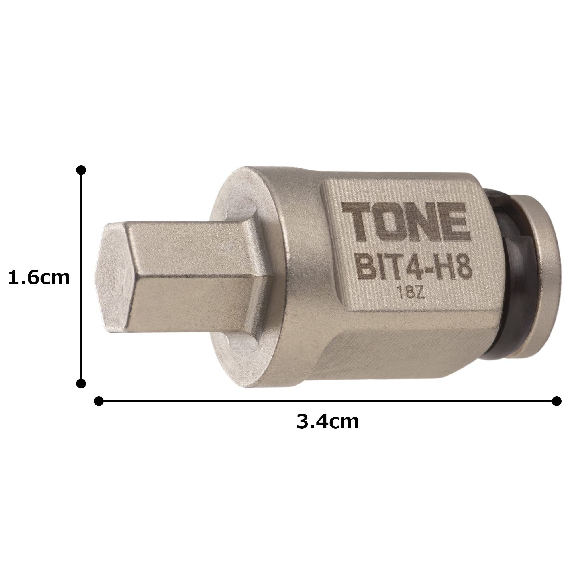 토네 BIT4-H08 8mm 육각 비트 소켓 이미지 4