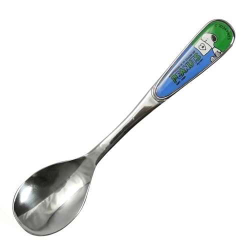 야마카 스누피 75주년 블루 SN2204-850 13.5cm 스테인리스 스푼 이미지 2