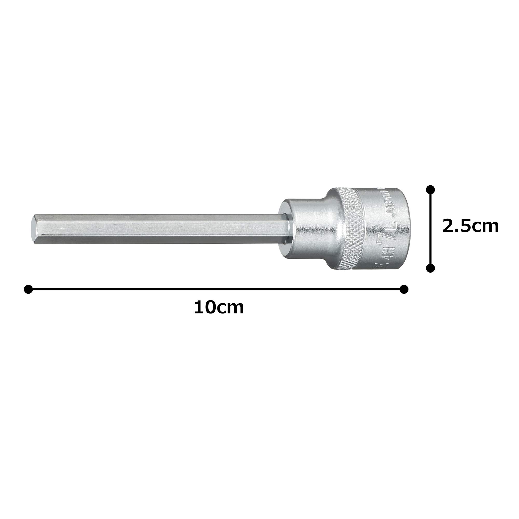 토네 HP4H-07L 롱 육각 소켓 7mm 12.7mm 이미지 5