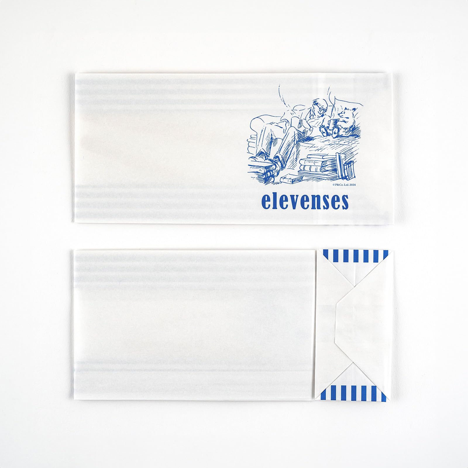호보니치 패딩턴 종이봉투 세트 대：210×138×138mm 210×138×138mm 이미지 5