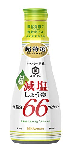 기꼬만 언제나신선 초저염 간장 200ml 6개입 식염 66% 감소