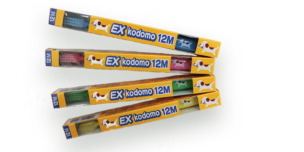 라이온 DENT.EX kodomo 코도모 칫솔 12M 5-9세 20입