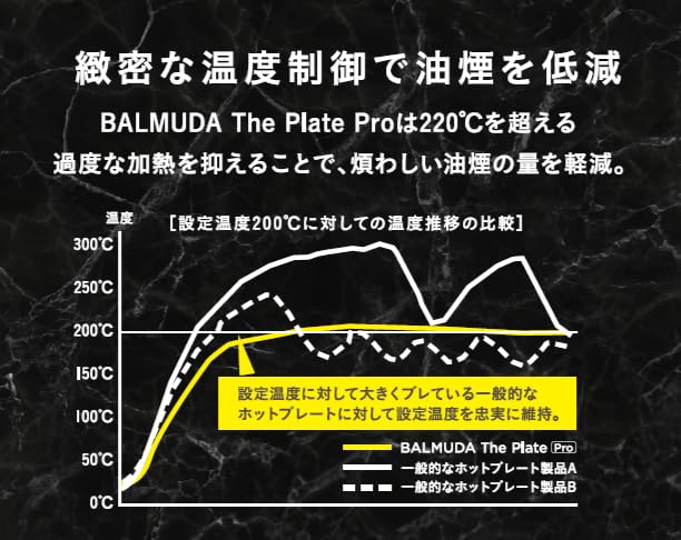 발뮤다 더 플레이트 프로 핫플레이트 공식 레시피 리플릿 포함 가전대상 금상 수상 The Plate Pro K10A-BK 이미지 6
