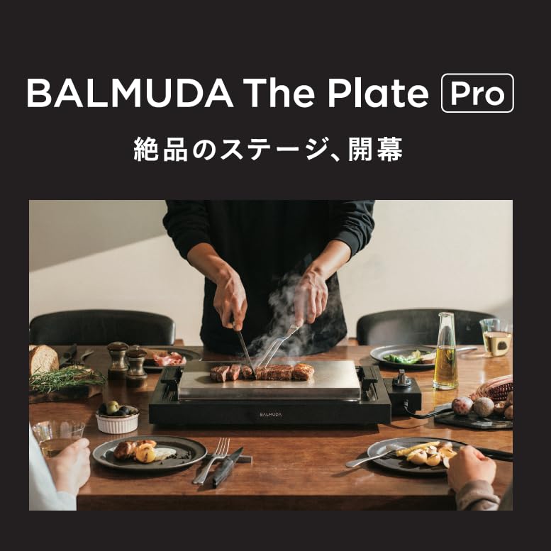 발뮤다 더 플레이트 프로 핫플레이트 공식 레시피 리플릿 포함 가전대상 금상 수상 The Plate Pro K10A-BK 이미지 2