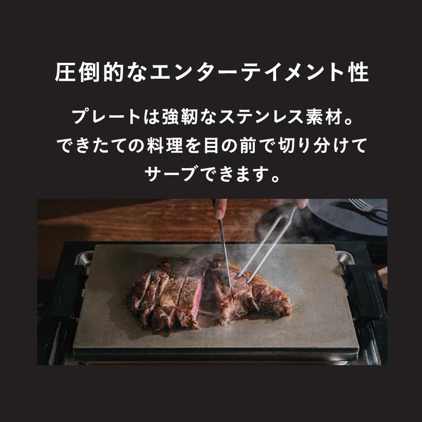 발뮤다 더 플레이트 프로 핫플레이트 공식 레시피 리플릿 포함 가전대상 금상 수상 The Plate Pro K10A-BK 이미지 3