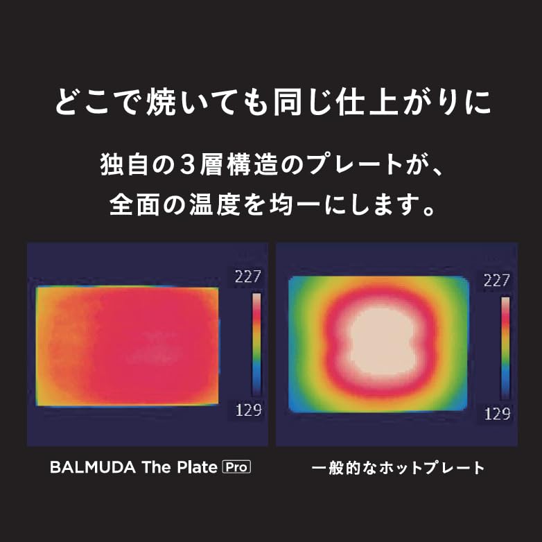 발뮤다 더 플레이트 프로 핫플레이트 공식 레시피 리플릿 포함 가전대상 금상 수상 The Plate Pro K10A-BK 이미지 4